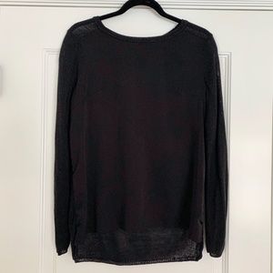H&M Long Sleeve Semi Sheer Top-M